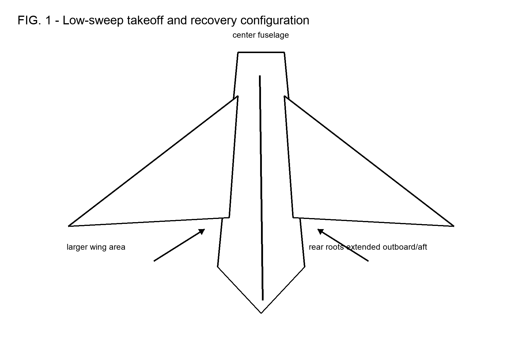 LionFish low-sweep takeoff and recovery configuration