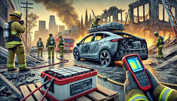 electric vehicle battery fire cleanup claims